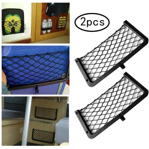 car organizer 2x large elastic storage net magazine holder rack camper van seat organiser stowing tidying interior accessories
car organizer 2x large elastic storage net magazine holder rack camper van seat organiser stowing tidying interior accessories