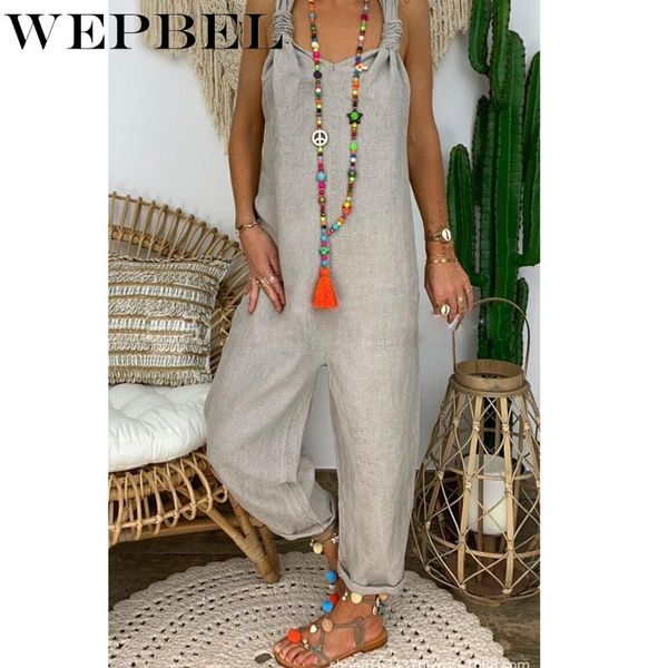 women's jumpsuits & rompers weppel romper women solid color plus size loose casual linen one-piece overall 10 clothing, Black;white
women's jumpsuits & rompers weppel romper women solid color plus size loose casual linen one-piece overall 10 clothing, Black;white