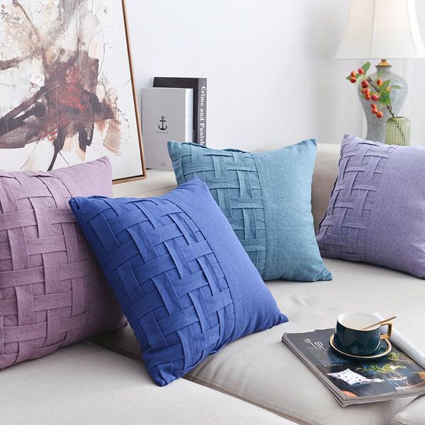 pillow case cross border korean series minimalist plain color plaid stitching cotton linen covers solid fabric sofa cushion cov
pillow case cross border korean series minimalist plain color plaid stitching cotton linen covers solid fabric sofa cushion cov