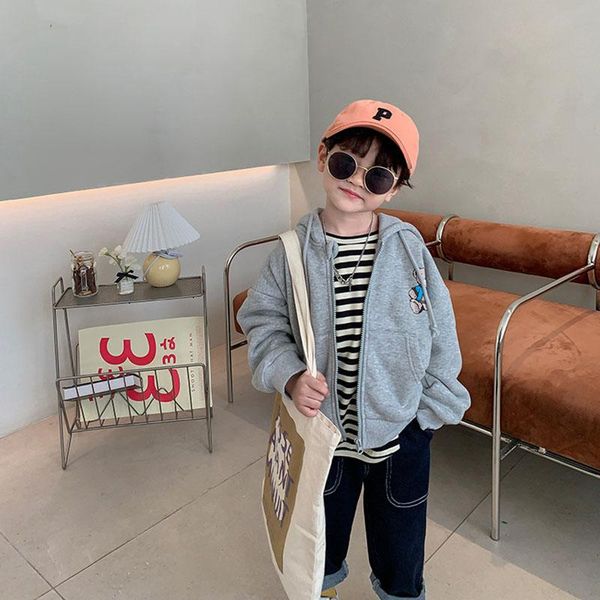 hoodies & sweatshirts children's hooded cartoon bear clothes thickened coat trendy boys 2021 autumn fleece cardigan outerwear 3-195, Black
hoodies & sweatshirts children's hooded cartoon bear clothes thickened coat trendy boys 2021 autumn fleece cardigan outerwear 3-195, Black