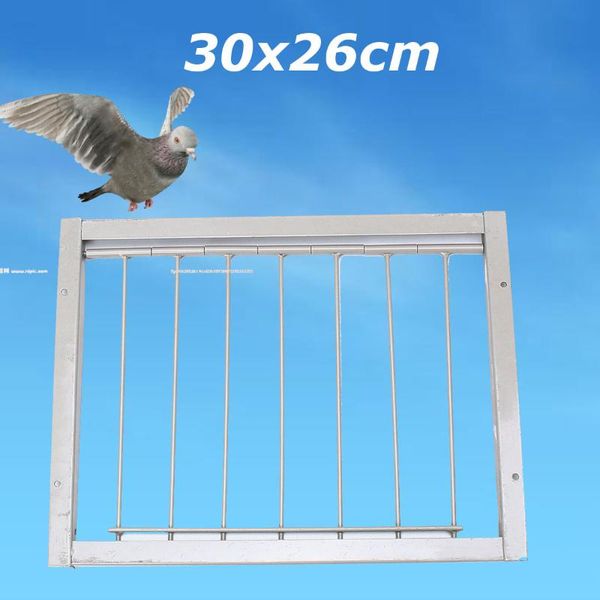 30x26cm pigeon door metal wire bars frame single entrance trapping doors cage birds catch removable bar bird cages nests
30x26cm pigeon door metal wire bars frame single entrance trapping doors cage birds catch removable bar bird cages nests