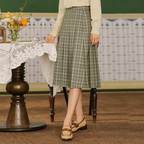 skirts skirt liwo|winter women's retro art tweed plaid medium length a-line pleated skirt nj75, Black
skirts skirt liwo|winter women's retro art tweed plaid medium length a-line pleated skirt nj75, Black