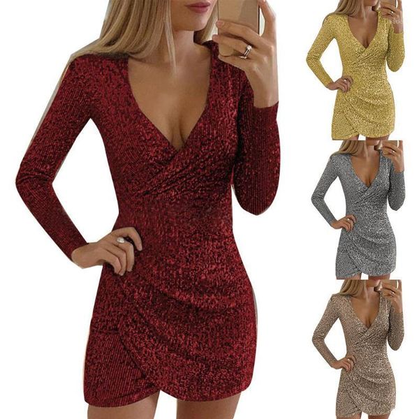 women v neck shiny sequins irregular hem bodycon banquet party mini dress vestidos casual dresses, Black;gray
women v neck shiny sequins irregular hem bodycon banquet party mini dress vestidos casual dresses, Black;gray