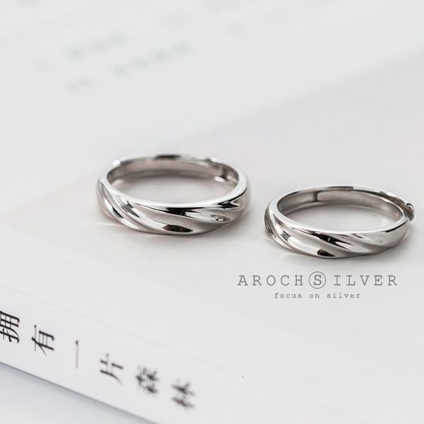 s925 silver korean sweet romantic line twill fashion simple couple ring j3580
s925 silver korean sweet romantic line twill fashion simple couple ring j3580