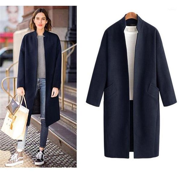 oversize 4xl woolen navy blue pea coat women 2021 autumn and winter female vintage warm loose wool blend outerwear women's & blends, Black
oversize 4xl woolen navy blue pea coat women 2021 autumn and winter female vintage warm loose wool blend outerwear women's & blends, Black