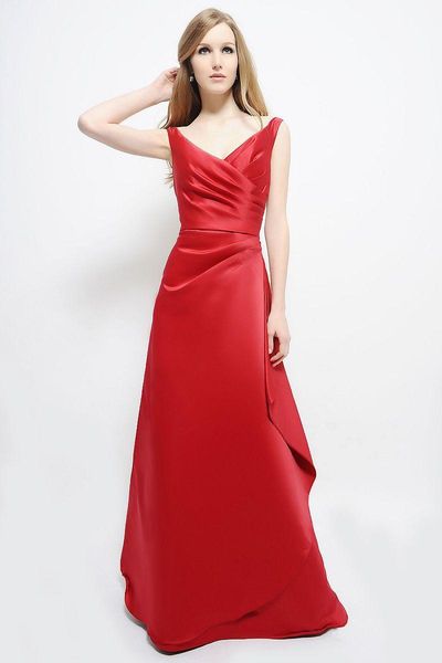 bridesmaid dress charming a-line v-neck long red satin lace up prom gown sleeveless vestido de noche backless f2100, White;pink
bridesmaid dress charming a-line v-neck long red satin lace up prom gown sleeveless vestido de noche backless f2100, White;pink