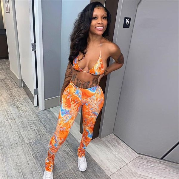 secret printed bodycon two piece womenpant suit set streetwear fashion skinny sleeveless halter pants sets ag30202, White
secret printed bodycon two piece womenpant suit set streetwear fashion skinny sleeveless halter pants sets ag30202, White