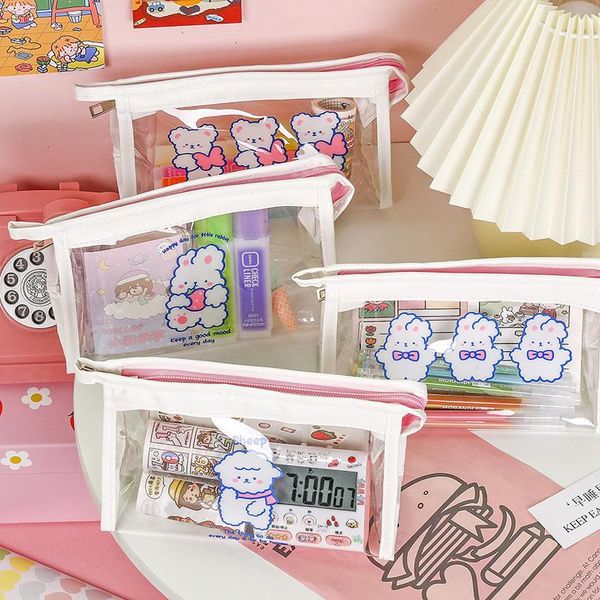 pretty large pencil case transparent kawaii bear waterproof pen makeup bag storage pouch for school travel cosmetic h6180 bags
pretty large pencil case transparent kawaii bear waterproof pen makeup bag storage pouch for school travel cosmetic h6180 bags