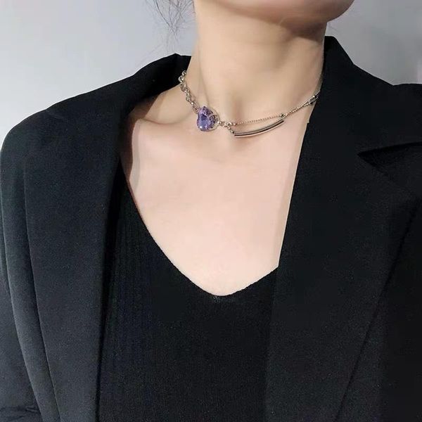 chokers purple love heart pendant bead chain necklace for women short metal clavicle friends goth halloween jewelry gifts, Golden;silver
chokers purple love heart pendant bead chain necklace for women short metal clavicle friends goth halloween jewelry gifts, Golden;silver