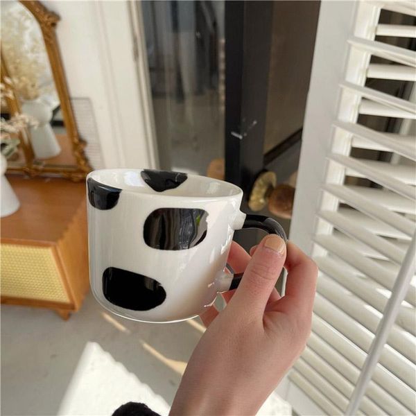 mugs korea cute white cow ceramic coffee cup polka dot breakfast drinking milk tea livingroom mug couple gifts creative
mugs korea cute white cow ceramic coffee cup polka dot breakfast drinking milk tea livingroom mug couple gifts creative