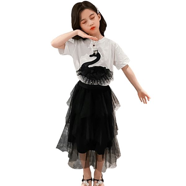 girls clothes tshirt + mesh dress teenage clothing pearls tracksuit appliques children's costume 6 8 10 12 14 210527, White
girls clothes tshirt + mesh dress teenage clothing pearls tracksuit appliques children's costume 6 8 10 12 14 210527, White