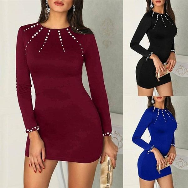 casual dresses 2021 women's long sleeve black blue solid o-neck bodycon slim for autumn large size women dress, Black;gray
casual dresses 2021 women's long sleeve black blue solid o-neck bodycon slim for autumn large size women dress, Black;gray