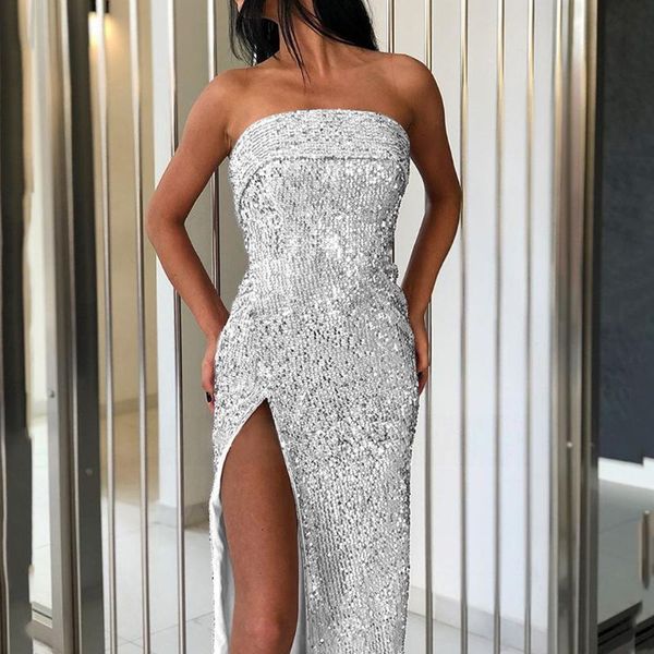 casual dresses womens glitter off shoulder long pencil split dress shiny sequins high evening party ball prom gown maxi ladies, Black;gray
casual dresses womens glitter off shoulder long pencil split dress shiny sequins high evening party ball prom gown maxi ladies, Black;gray