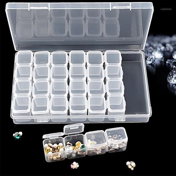 grids separate slots empty storage box clear nail art rhinestones tools jewelry beads display case organizer1, Silver
grids separate slots empty storage box clear nail art rhinestones tools jewelry beads display case organizer1, Silver