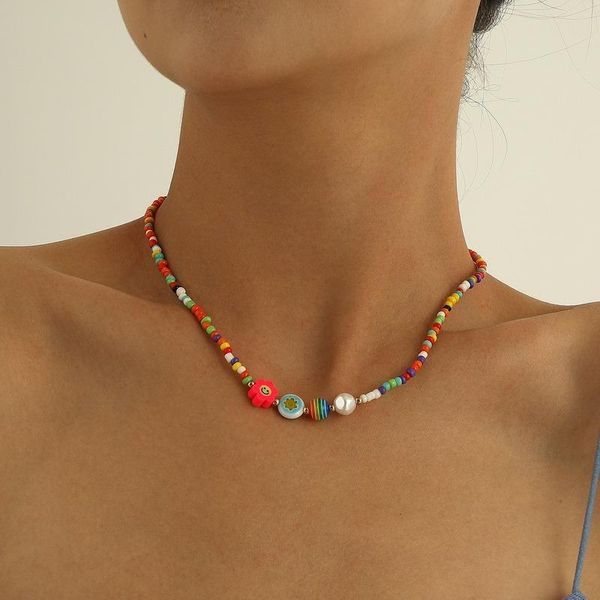 chokers women's necklace retro beads bohemia jewelry 2021 resin flower choker necklaces vintage party lady accessories, Golden;silver
chokers women's necklace retro beads bohemia jewelry 2021 resin flower choker necklaces vintage party lady accessories, Golden;silver