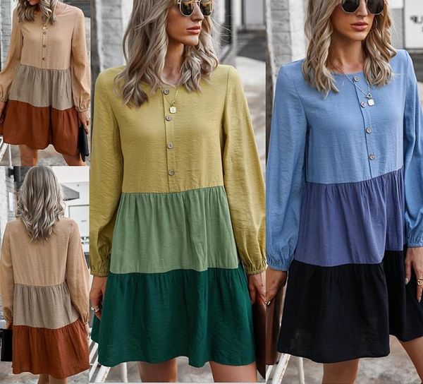 casual dresses women's stitching dress 2021 spring and summer long-sleeved skirt t-shirt, Black;gray
casual dresses women's stitching dress 2021 spring and summer long-sleeved skirt t-shirt, Black;gray