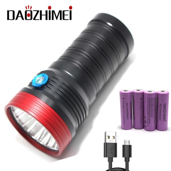 flashlights torches 5000lm led 18xt6 rechargeable tactical waterproof lantern camping by 4x18650 battery
flashlights torches 5000lm led 18xt6 rechargeable tactical waterproof lantern camping by 4x18650 battery
