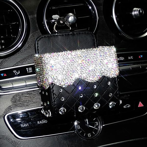 car organizer leather diamond storage box crystal rhinestones auto outlet air vent cosmetics case universal for phone bag pouch bucket
car organizer leather diamond storage box crystal rhinestones auto outlet air vent cosmetics case universal for phone bag pouch bucket