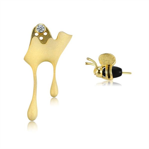 stud zemior cute bee 925 sterling silver earrings for women 5a clear cubic zirconia and agate stone earring party fine jewelry, Golden;silver
stud zemior cute bee 925 sterling silver earrings for women 5a clear cubic zirconia and agate stone earring party fine jewelry, Golden;silver