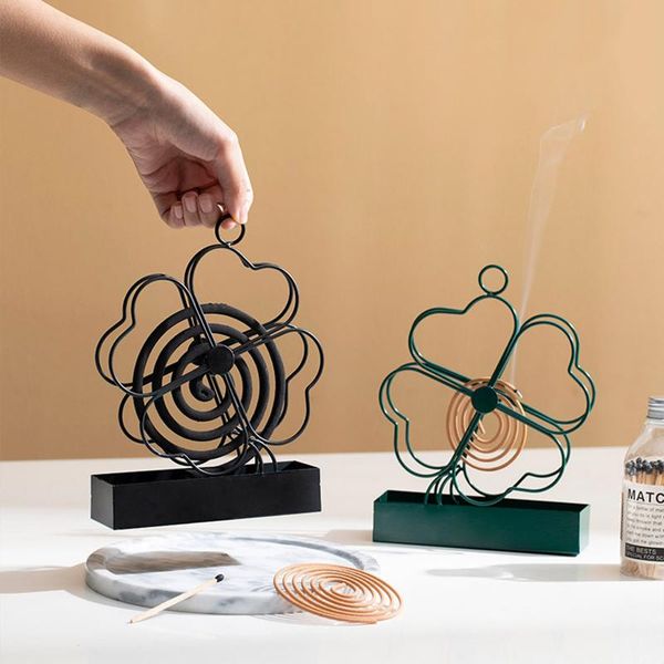 fragrance lamps iron insect mosquito coil holder innovative home incense sandalwood repe-llent four-leaf
fragrance lamps iron insect mosquito coil holder innovative home incense sandalwood repe-llent four-leaf