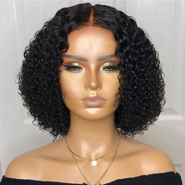 lace wigs 13x4 virgin human hair curly bob frontal pre plucked bleached knots remy wig, Black;brown
lace wigs 13x4 virgin human hair curly bob frontal pre plucked bleached knots remy wig, Black;brown