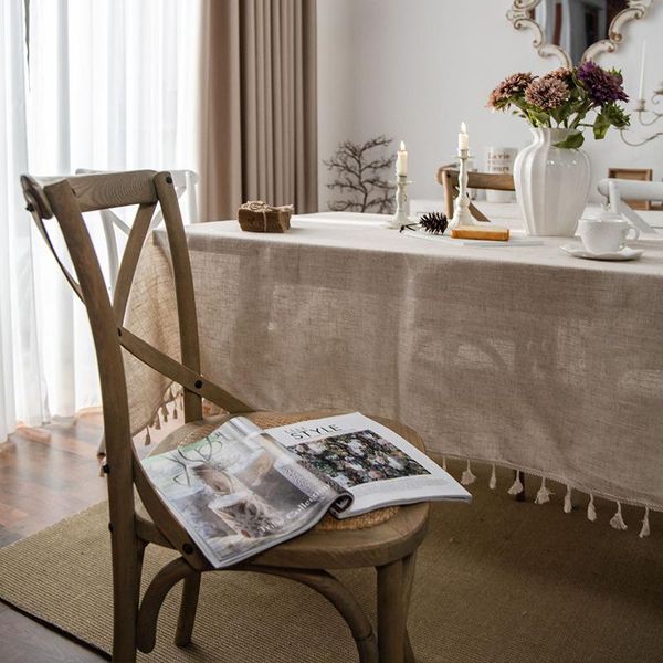 table cloth yi manqi yun plain polyester llinen tablecloth with tassels round dining household rectangular
table cloth yi manqi yun plain polyester llinen tablecloth with tassels round dining household rectangular