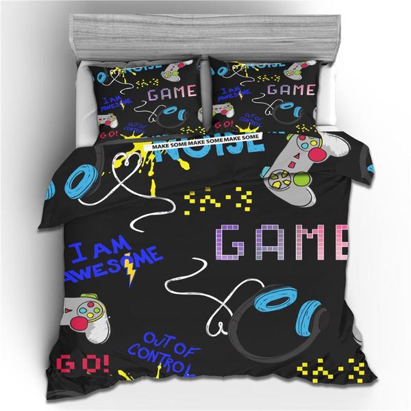bedding sets 3d game set duvet cover bed cotton bedroom