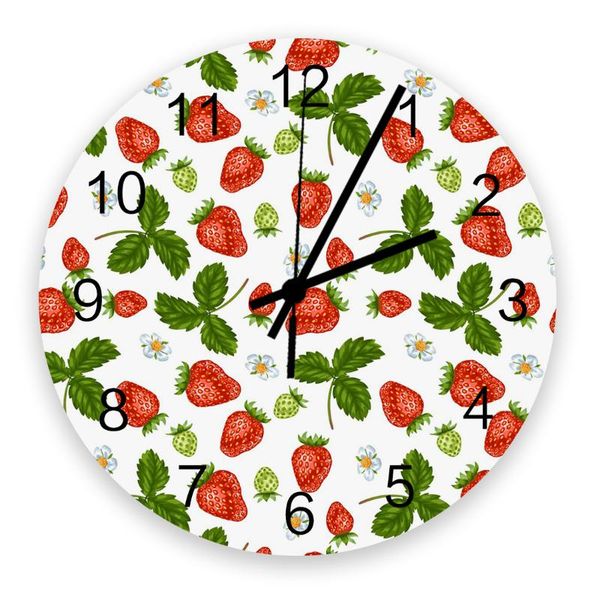 wall clocks summer fruit strawberry leaf repeat 30cm wooden clock modern design for home living room office kitchen decor hanging
wall clocks summer fruit strawberry leaf repeat 30cm wooden clock modern design for home living room office kitchen decor hanging