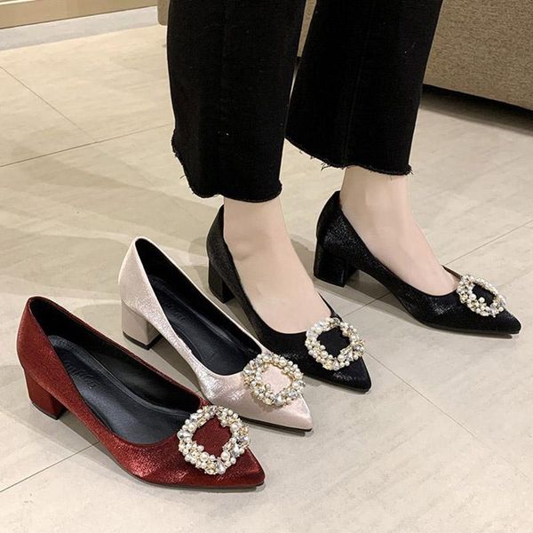 dress shoes 5cm plus size pearl women pumps ol office lady velvet high heels cute crystal square heel ladies autumn, Black
dress shoes 5cm plus size pearl women pumps ol office lady velvet high heels cute crystal square heel ladies autumn, Black