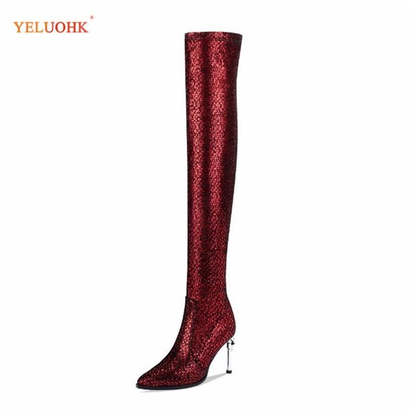 boots women over the knee long genuine leather female winter shoes ladies party high heel 34-40 plus size, Black
boots women over the knee long genuine leather female winter shoes ladies party high heel 34-40 plus size, Black