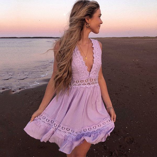 womens dresses summer boho deep v-neck lace loose sleeveless dress casual solid beach dress elegant mini dress clothes xl, Black;gray
womens dresses summer boho deep v-neck lace loose sleeveless dress casual solid beach dress elegant mini dress clothes xl, Black;gray