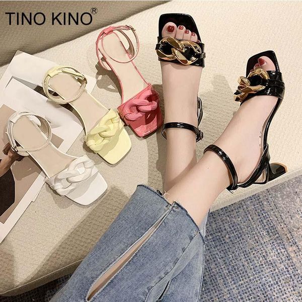 sandals women high heels summer shoes chain ladies buckle strap pu woman footwear pumps female fashion shoe comfort 2021, Black
sandals women high heels summer shoes chain ladies buckle strap pu woman footwear pumps female fashion shoe comfort 2021, Black