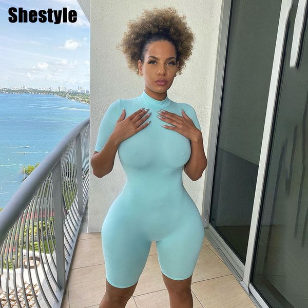 shestyle solid blue bodycon sporting rompers women round neck short sleeve push up workout sportwear playsuits 2021by air, Black;white
shestyle solid blue bodycon sporting rompers women round neck short sleeve push up workout sportwear playsuits 2021by air, Black;white