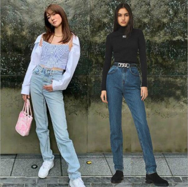 jean 2021 spring autumn trendy brand design high waist button casual loose washed bleached straight women pants fashion jeans a2, Blue
jean 2021 spring autumn trendy brand design high waist button casual loose washed bleached straight women pants fashion jeans a2, Blue