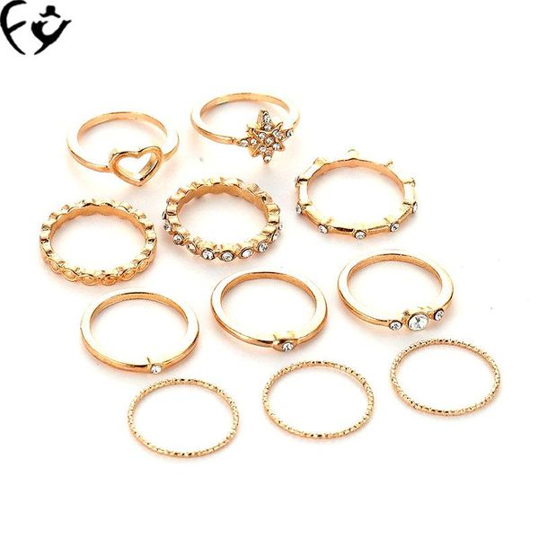 cluster rings european and american fashion ring set creative moon combination 11 fy019032210, Golden;silver
cluster rings european and american fashion ring set creative moon combination 11 fy019032210, Golden;silver