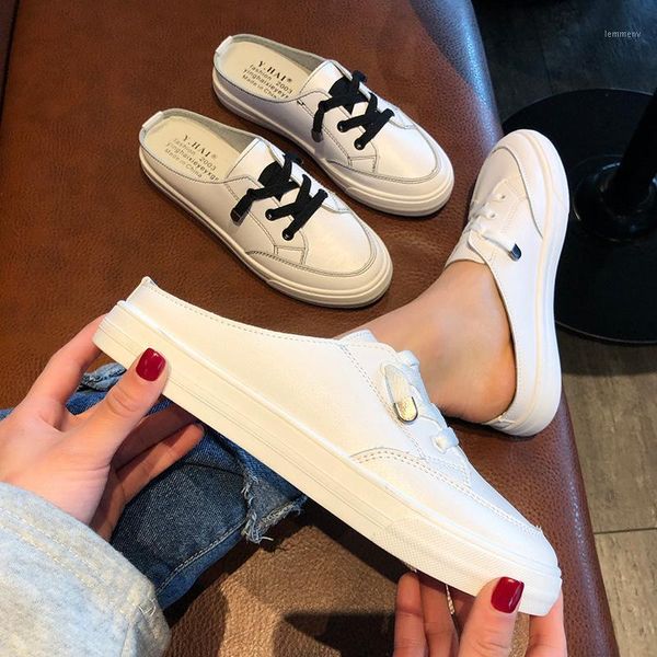slippers small white shoes female spring 2021 tide thick bottom wild korean student flat baotou slippers.1, Black
slippers small white shoes female spring 2021 tide thick bottom wild korean student flat baotou slippers.1, Black