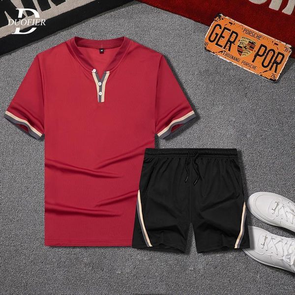 casual summer sportswear jogger men tracksuit two piece set t shirt shorts male sweatsuit v neck sports suit euro size, Gray
casual summer sportswear jogger men tracksuit two piece set t shirt shorts male sweatsuit v neck sports suit euro size, Gray