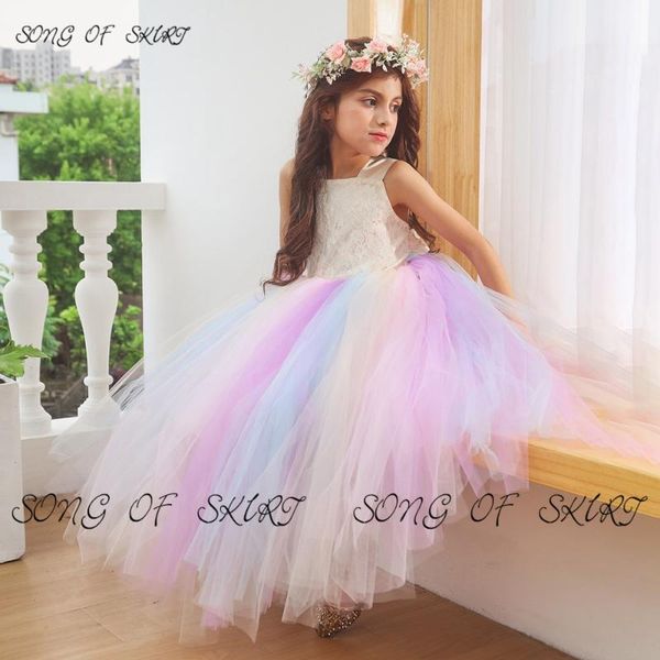 girl's dresses multi color fight tulle flower girl rainbow beautiful daughter skirt suspenders sleeveless bow knot tea-length gown, Red;yellow
girl's dresses multi color fight tulle flower girl rainbow beautiful daughter skirt suspenders sleeveless bow knot tea-length gown, Red;yellow