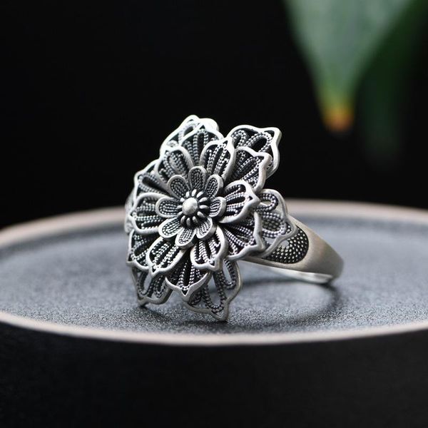 cluster rings fnj big flower ring 925 silver fashion original s925 sterling for women jewelry adjustable size, Golden;silver
cluster rings fnj big flower ring 925 silver fashion original s925 sterling for women jewelry adjustable size, Golden;silver