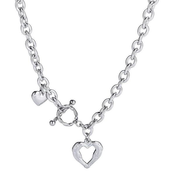 choker necklace woman heart bridal necklaces chain clavicle jewelry silver color vintage kpop stainless collares chains
choker necklace woman heart bridal necklaces chain clavicle jewelry silver color vintage kpop stainless collares chains