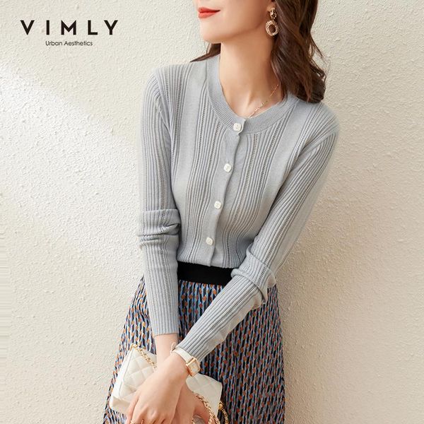 vimly 2021 spring women's knitted cardigan fashion single breasted striped clothes auutmn outwear elegant female sweaters f5688 knits &, White
vimly 2021 spring women's knitted cardigan fashion single breasted striped clothes auutmn outwear elegant female sweaters f5688 knits &, White