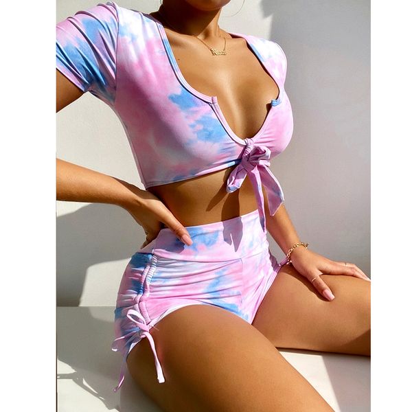 high waist bikini set 2021 new short sleeve swimwear women swimsuit female two pieces bikini bather bathing suit beachwear swiming
high waist bikini set 2021 new short sleeve swimwear women swimsuit female two pieces bikini bather bathing suit beachwear swiming