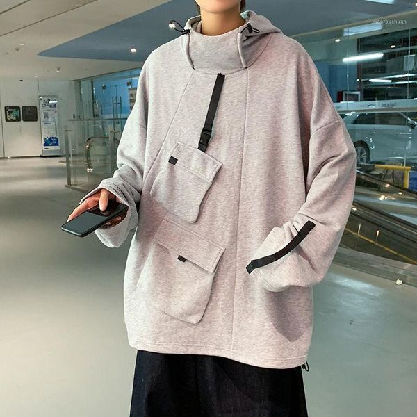 men's hoodies & sweatshirts 2021 pure color multi-pocket fashion trend male long-sleeved pullover oversized coats plus size m-5xl, Black
men's hoodies & sweatshirts 2021 pure color multi-pocket fashion trend male long-sleeved pullover oversized coats plus size m-5xl, Black