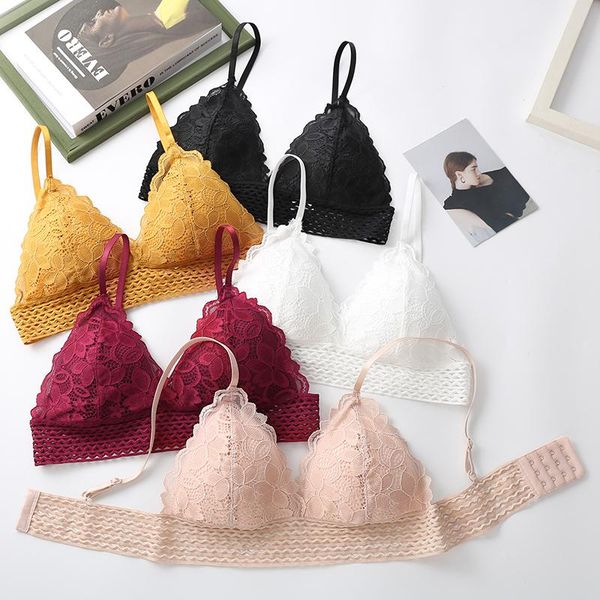 bras women wireless push up bra deep v lace underwear froral fashion lingerie bralette, Red;black
bras women wireless push up bra deep v lace underwear froral fashion lingerie bralette, Red;black