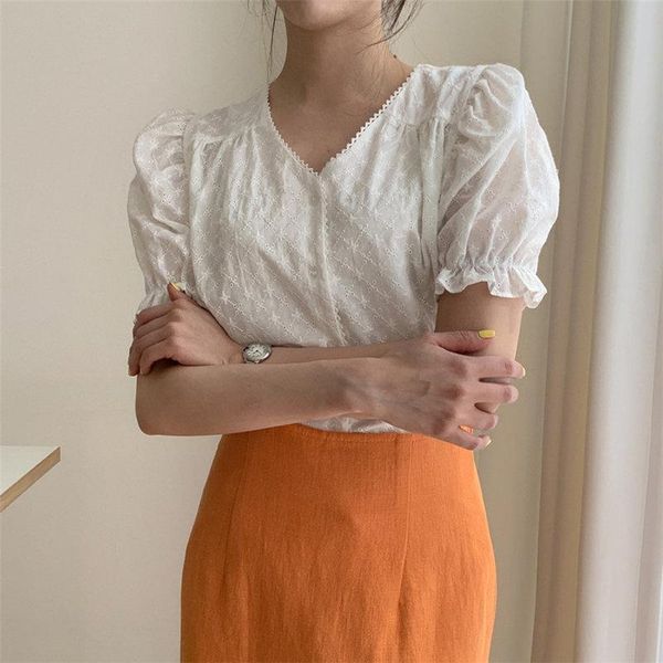 women's blouses & shirts women hollow out lace ruffles white office lady streetwear v-neck 2021 stylish summer chic sweet
women's blouses & shirts women hollow out lace ruffles white office lady streetwear v-neck 2021 stylish summer chic sweet