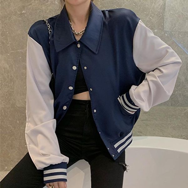 women's jackets fashion women thin sports loose cardigan single-breasted pocket blue & red casual jacket baseball uniform, Black;brown
women's jackets fashion women thin sports loose cardigan single-breasted pocket blue & red casual jacket baseball uniform, Black;brown