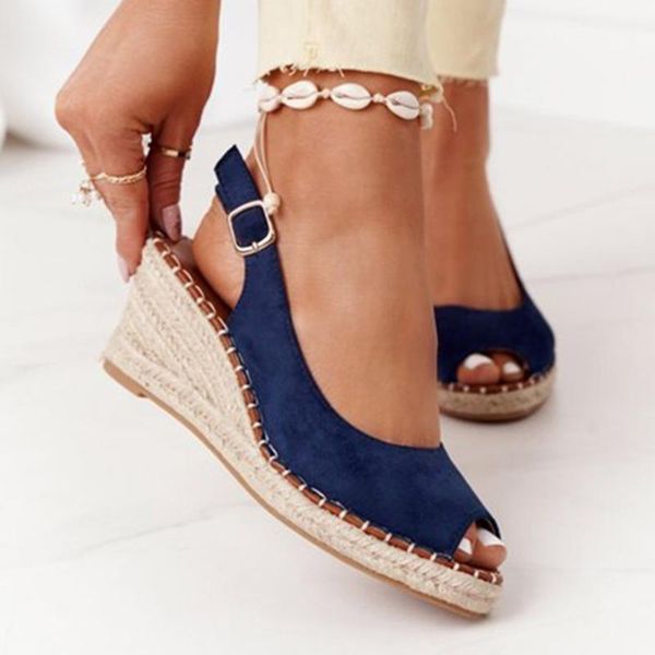 sandals 2021 heels peep summer shoes women pu leather toe buckle platform wedge for ladies casual female, Black
sandals 2021 heels peep summer shoes women pu leather toe buckle platform wedge for ladies casual female, Black