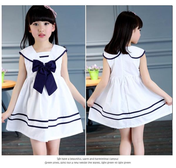 girl's dresses wendywu 2021 3colours children girls dress bowknot kids sailor sleeveless cotton summer girl clothes, Red;yellow
girl's dresses wendywu 2021 3colours children girls dress bowknot kids sailor sleeveless cotton summer girl clothes, Red;yellow