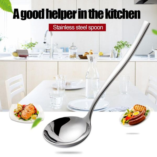 spoons 25# round soup spoon stainless steel tableware creative cozinha rice for kitchen thickened universal kitchen accessories
spoons 25# round soup spoon stainless steel tableware creative cozinha rice for kitchen thickened universal kitchen accessories