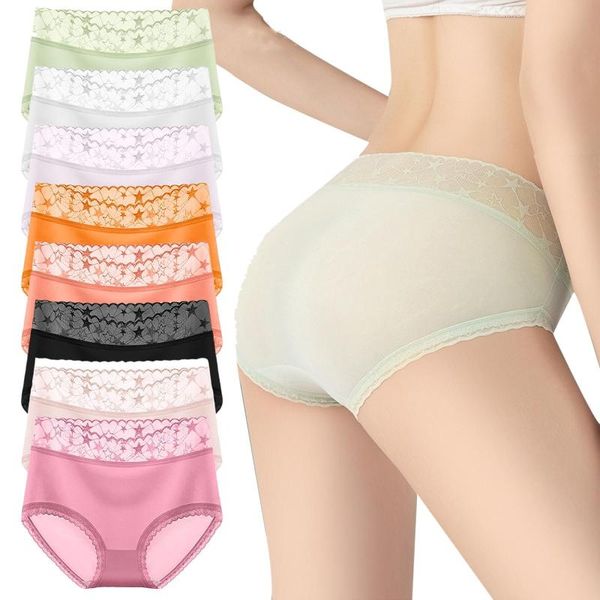 women's panties lace female seamless underwear perspective lingerie high waist briefs breathable physiological underpants, Black;pink
women's panties lace female seamless underwear perspective lingerie high waist briefs breathable physiological underpants, Black;pink